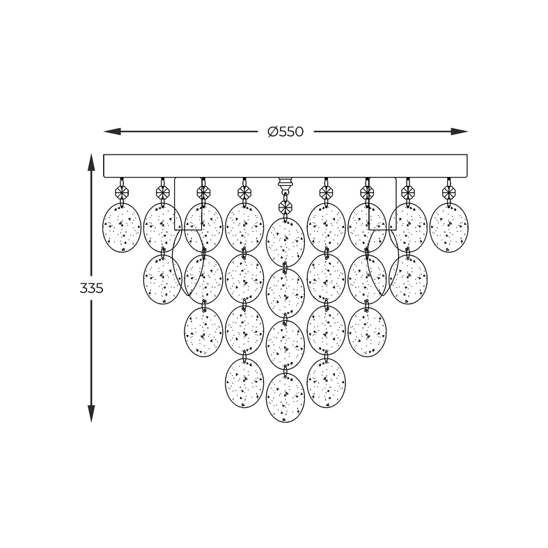 Stropné svietidlo PARDO 18366