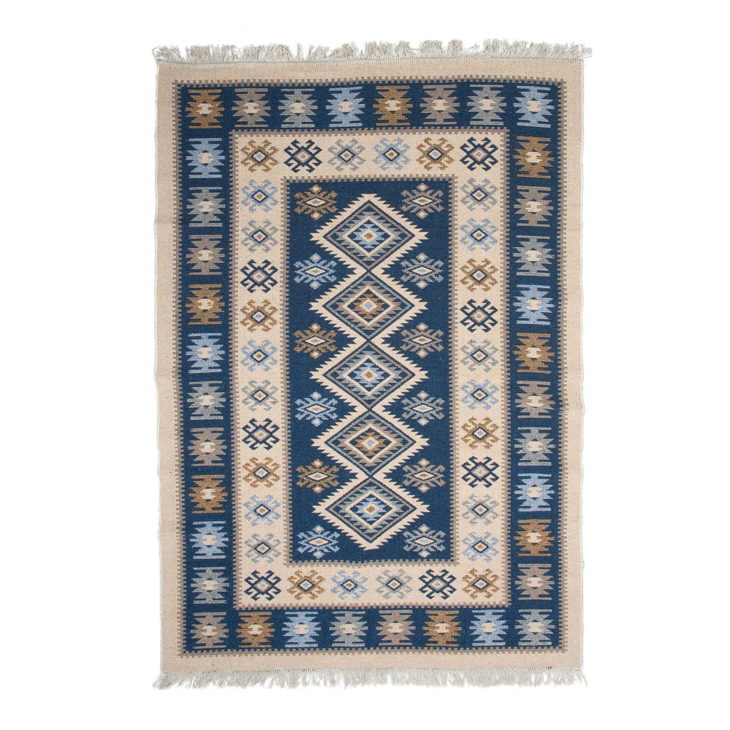 Koberec modrý ALBORG 120x180 cm