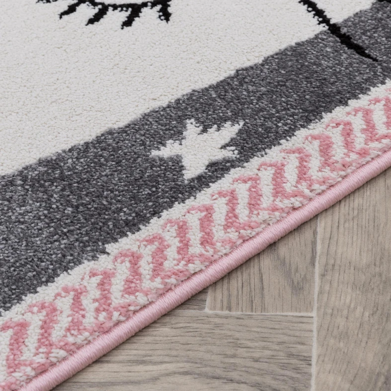 Sivý koberec, králik HAPPY 120x170 cm