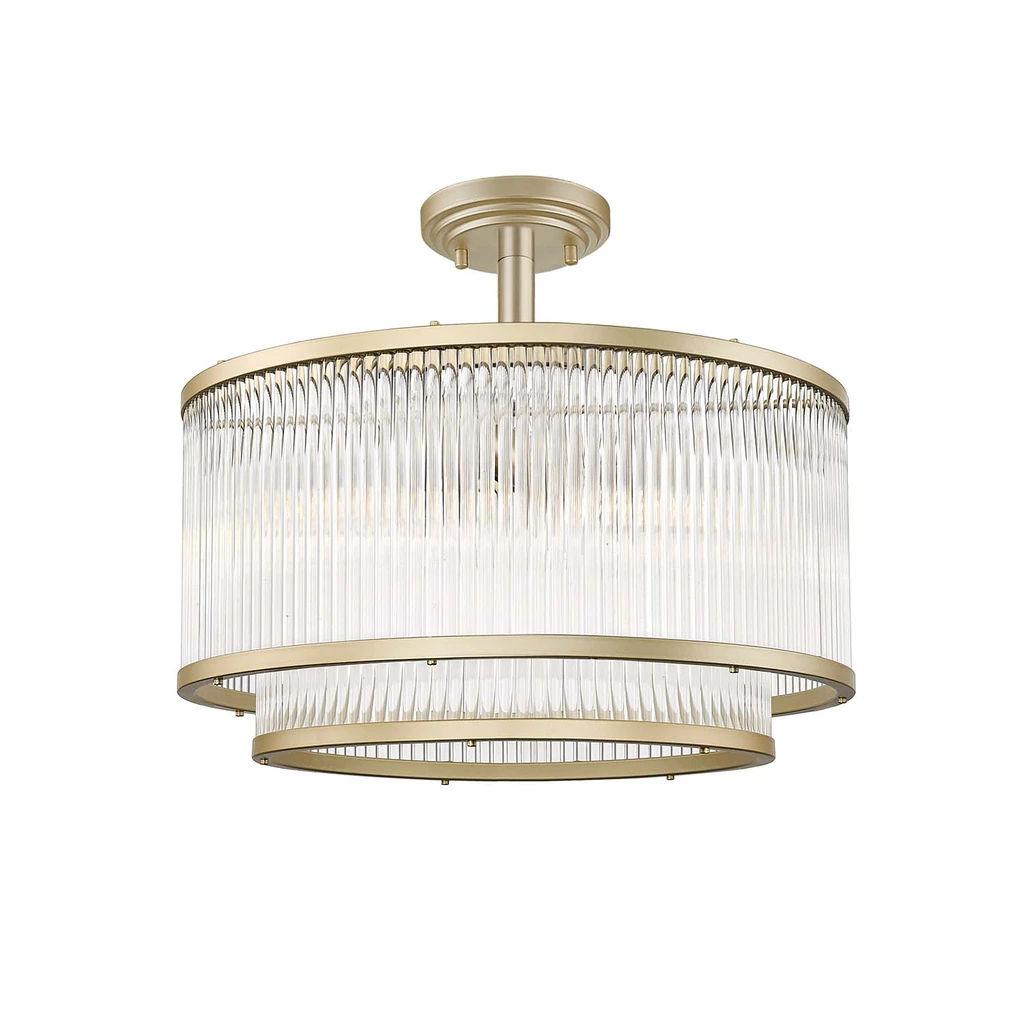 Stropné svietidlo zlaté 5xE14 SERGIO 42 cm