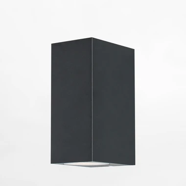 Vonkajšie nástenné svietidlo HARMÓNIA GU10 IP44 čierne