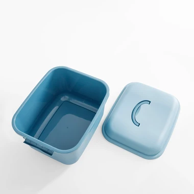 Úložný box na kolieskach, modrý, 40x32x26 cm