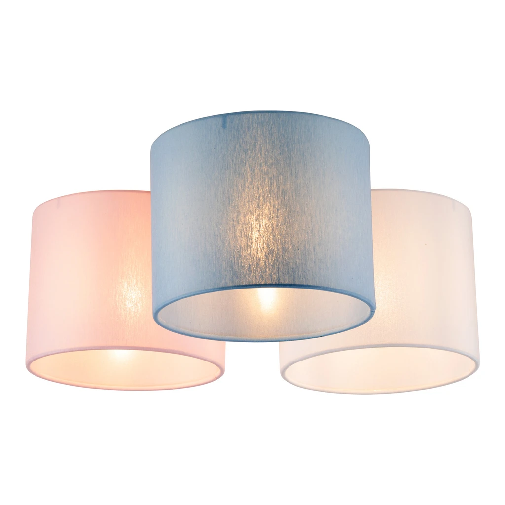 Lampa sufitowa 3 abażury METIS