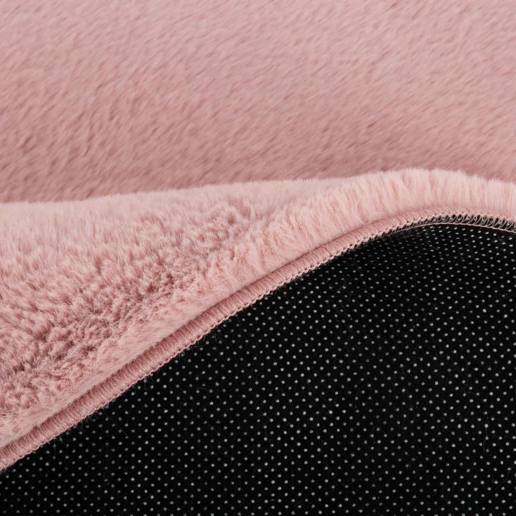 Okrúhly koberec RABBIT, ružový, 120 cm