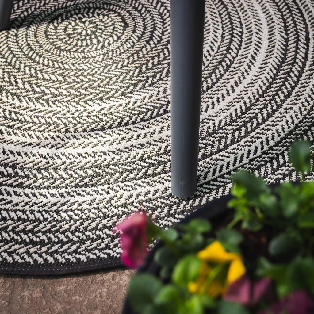 Okrúhly boho koberec GINO 120 cm