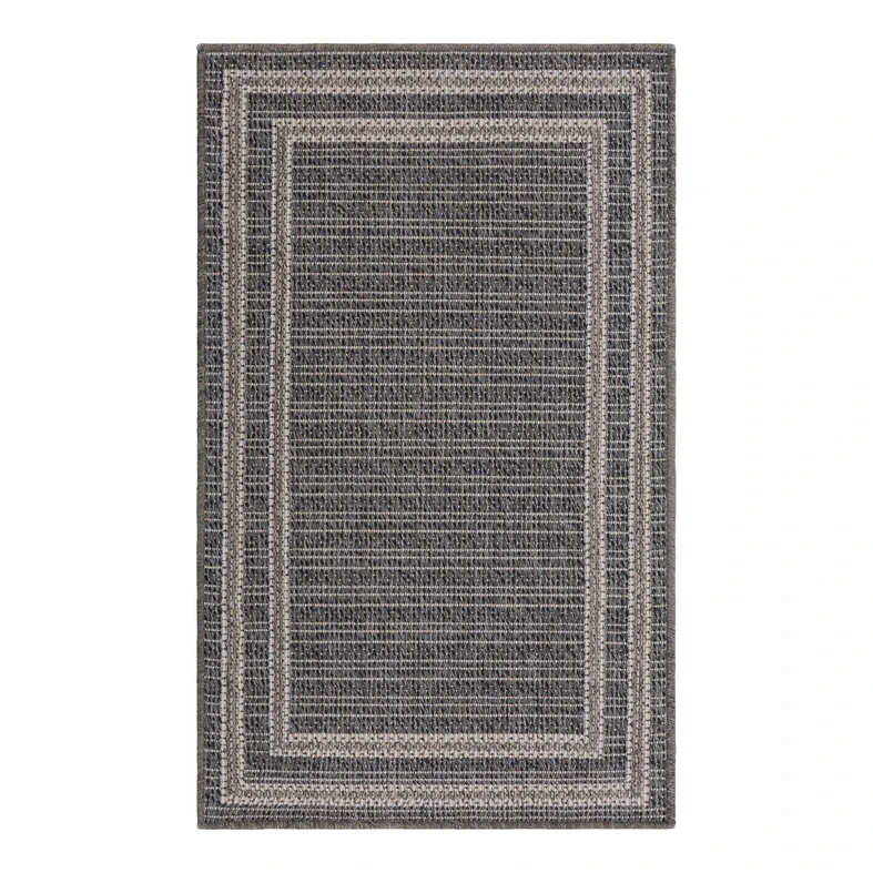 Vonkajší koberec PALERMO, sivý 60x100 cm