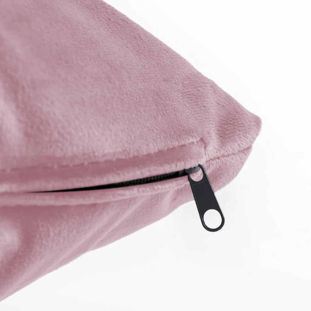 Dekoračný velúrový vankúš ružový VELVIO 45x45 cm