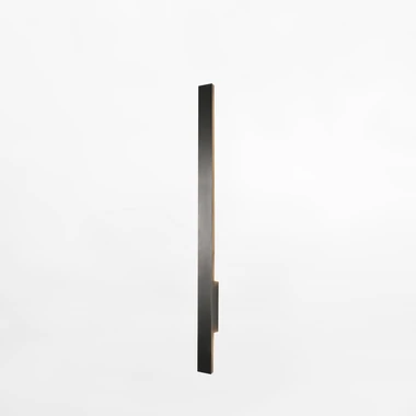 Vonkajšie nástenné svietidlo 100 cm vysoké LED IP65 čierne LUMINOUS