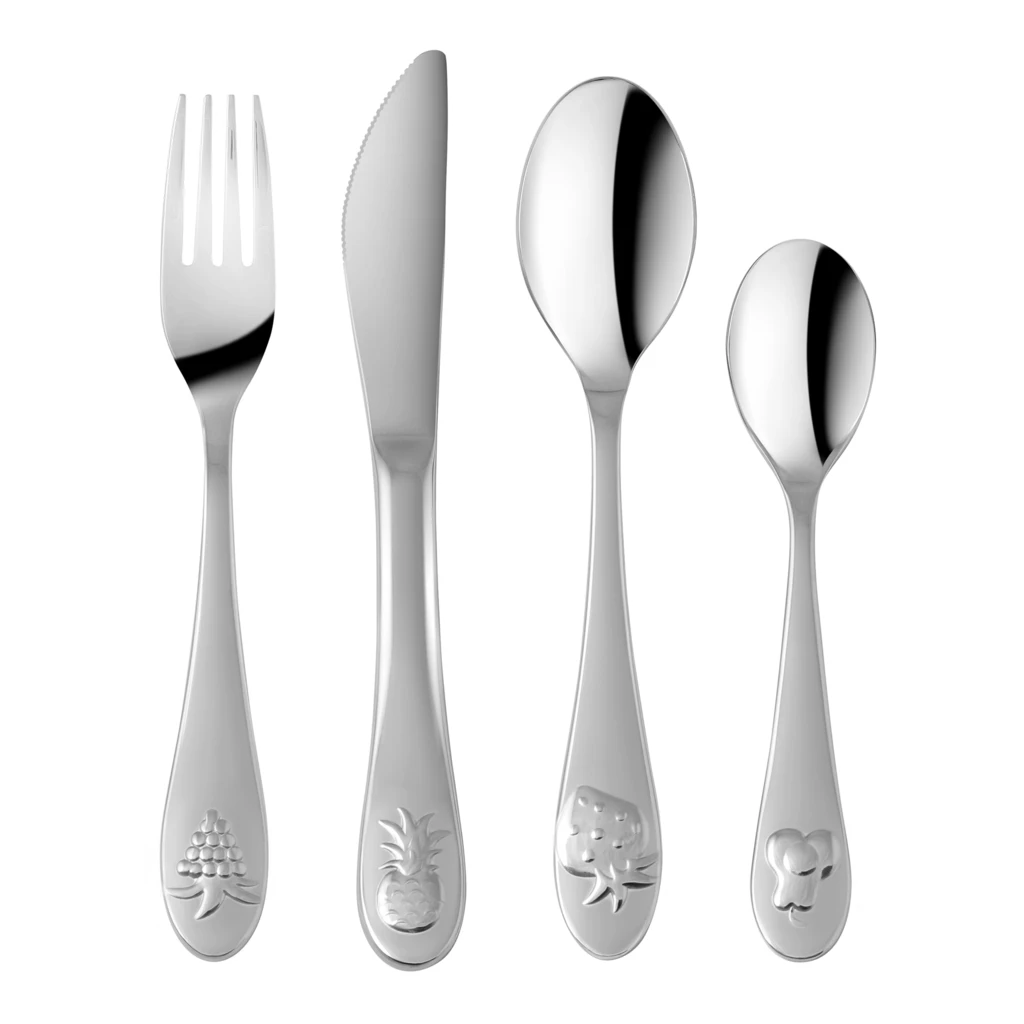 Sada detského príboru FRUTTI, 4 kusy