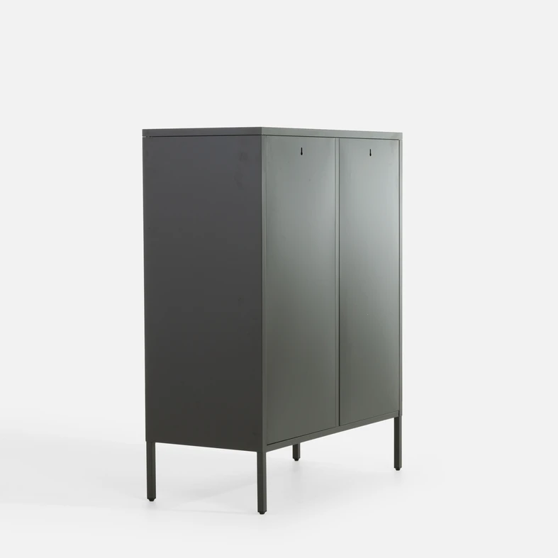 Kovová komoda čierna BLISFUL