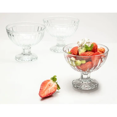 Pohár na zmrzlinu, sada 3 ks