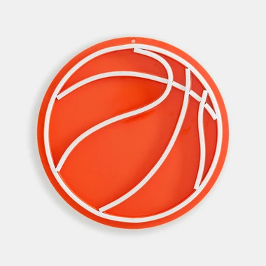 LED dekoračné svietidlo BASKETBALOVÁ LOPTA