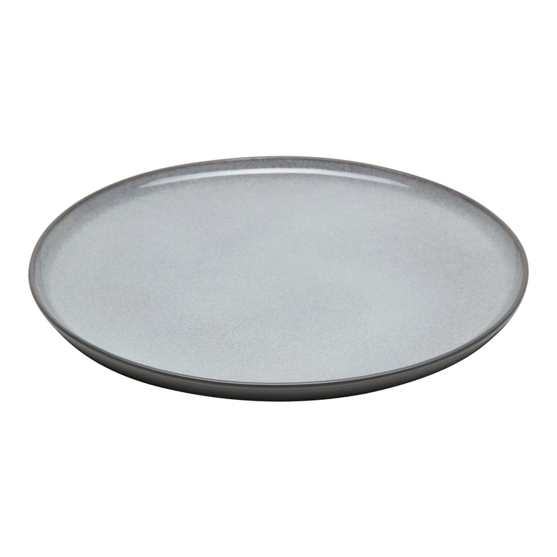 Plytký keramický tanier ZUZE sivý 27 cm