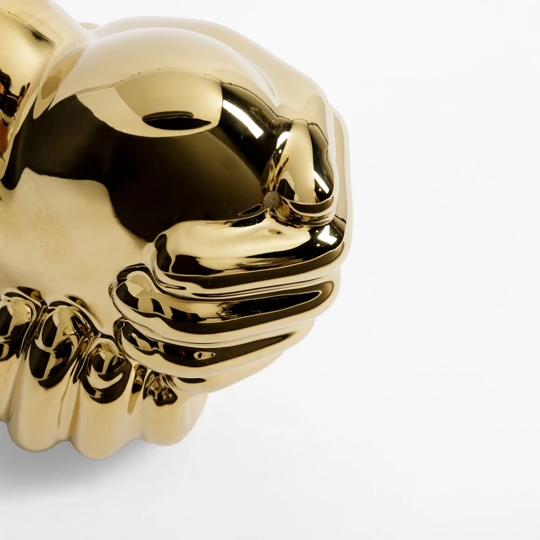 Dekoratívna figúrka SRDCE zlatá