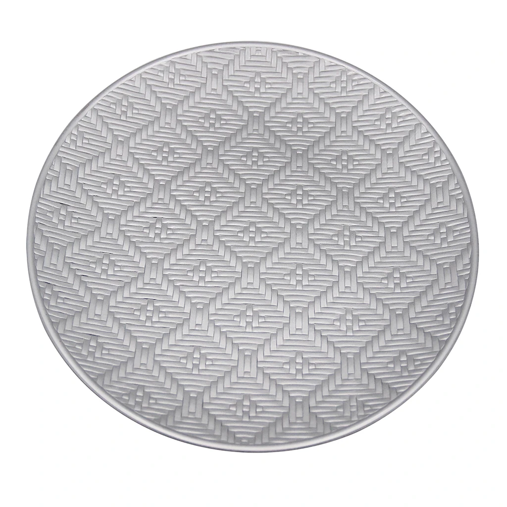 Ozdobný strieborný tanier 33 cm