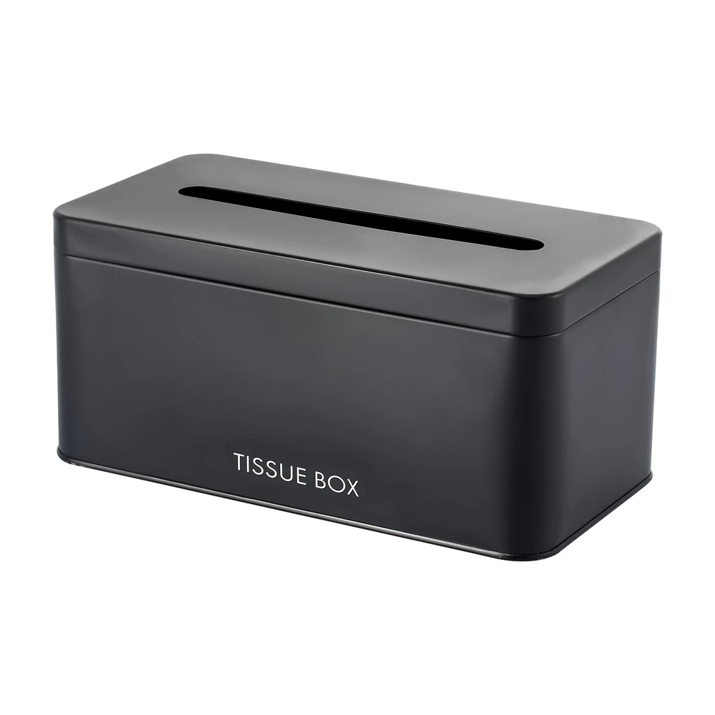 Škatuľa na vreckovky čierna