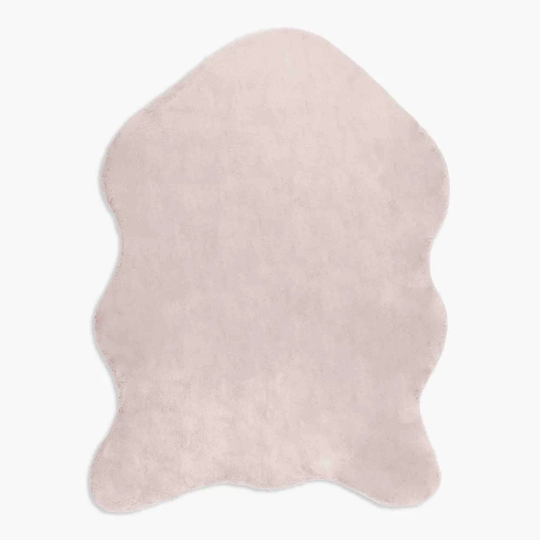 Koberec z umelej kožušiny RABBIT béžový, 60x90 cm