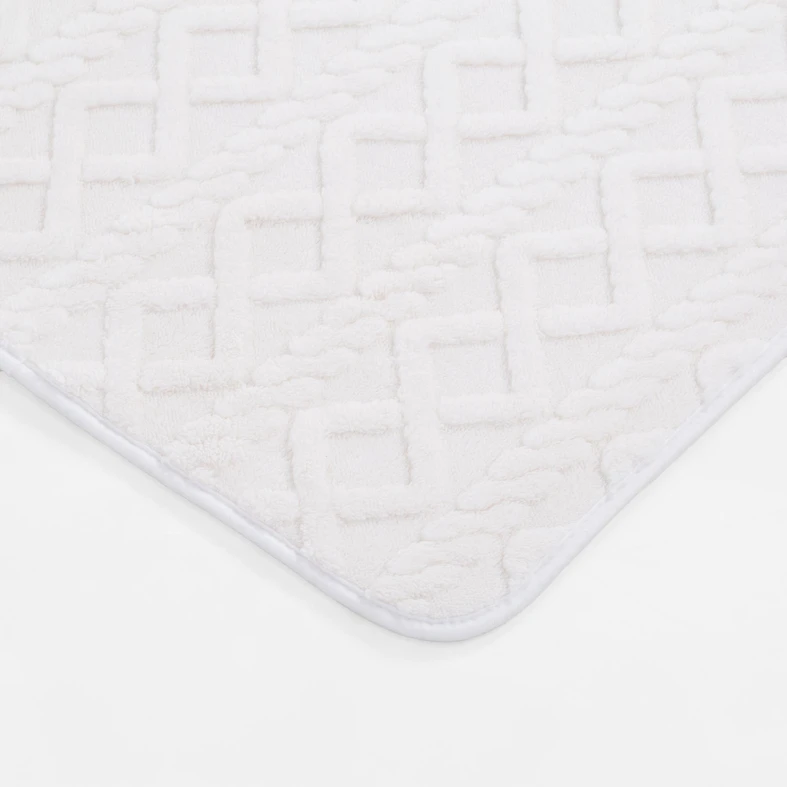 Kúpeľňová predložka NORDIC, krémová, 50x80 cm