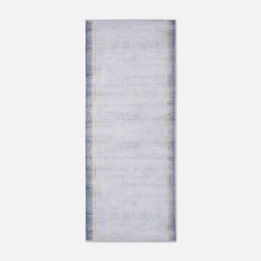 Koberec BORDIURA CRYSTAL VELVET sivý 80x200 cm