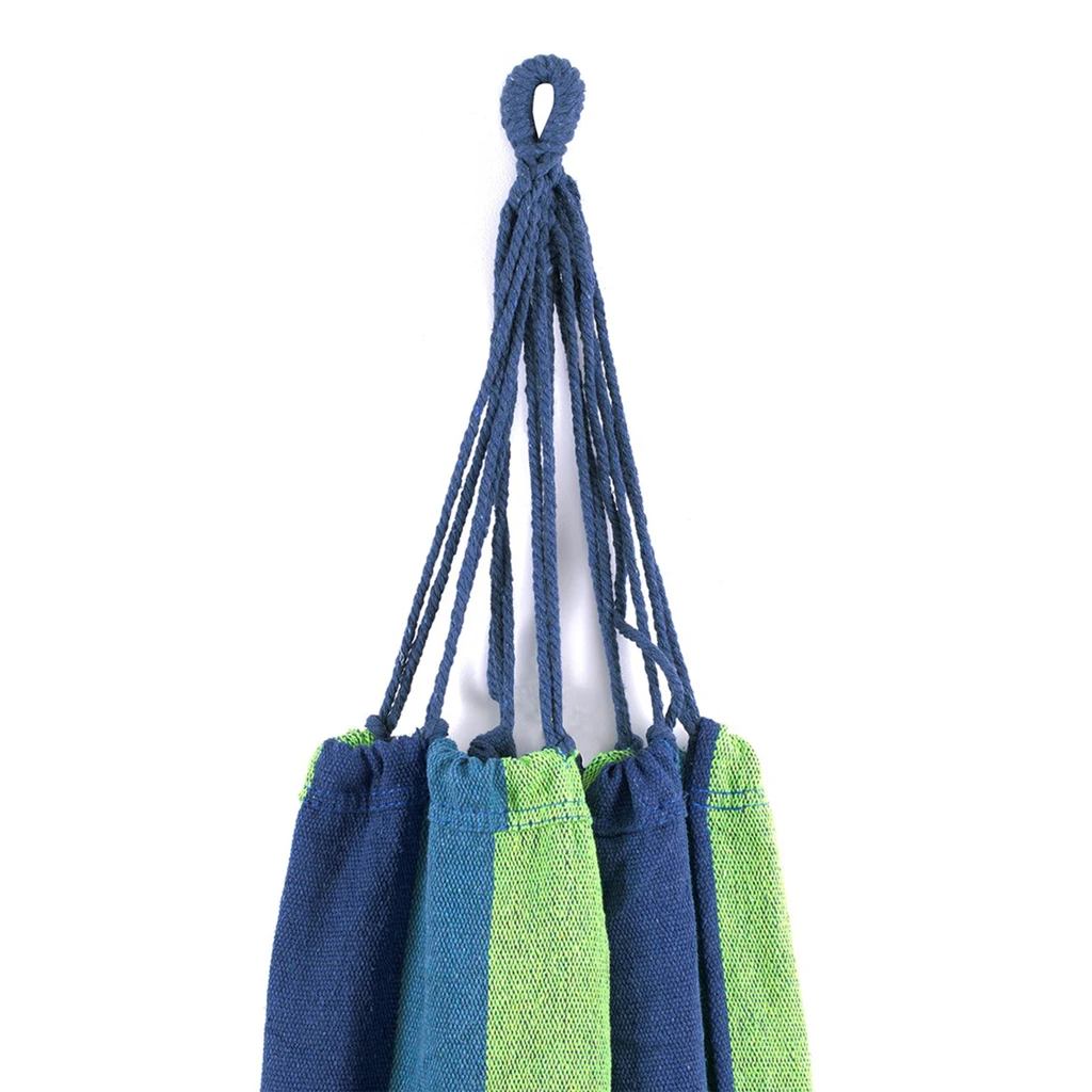 Hojdacia sieť do záhrady modré pruhy COLADA 240x80 cm