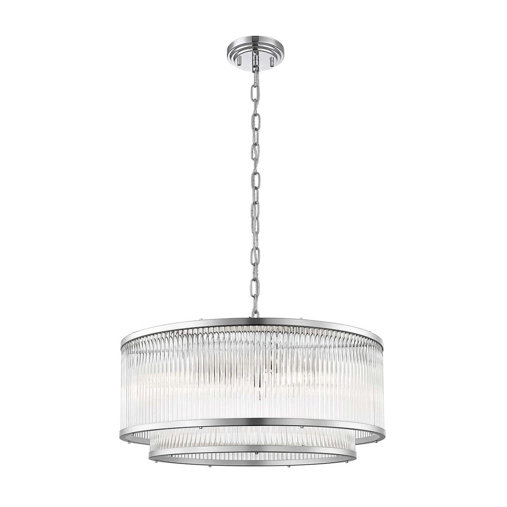 Luster na reťazi chrómovaný 6xE14 SERGIO P0528-06H-F4AC