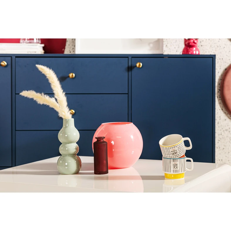 Porcelánový károvaný hrnček 230 ml