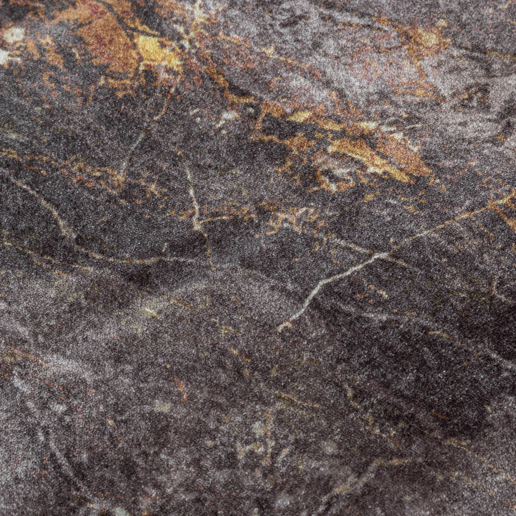 Lesklý koberec so strapcami zlatý COSMIC 60x100 cm