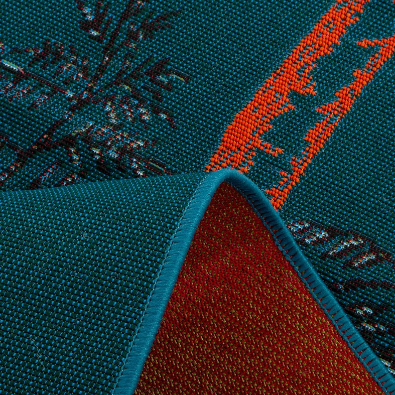 Prostokątny dywan z papugami