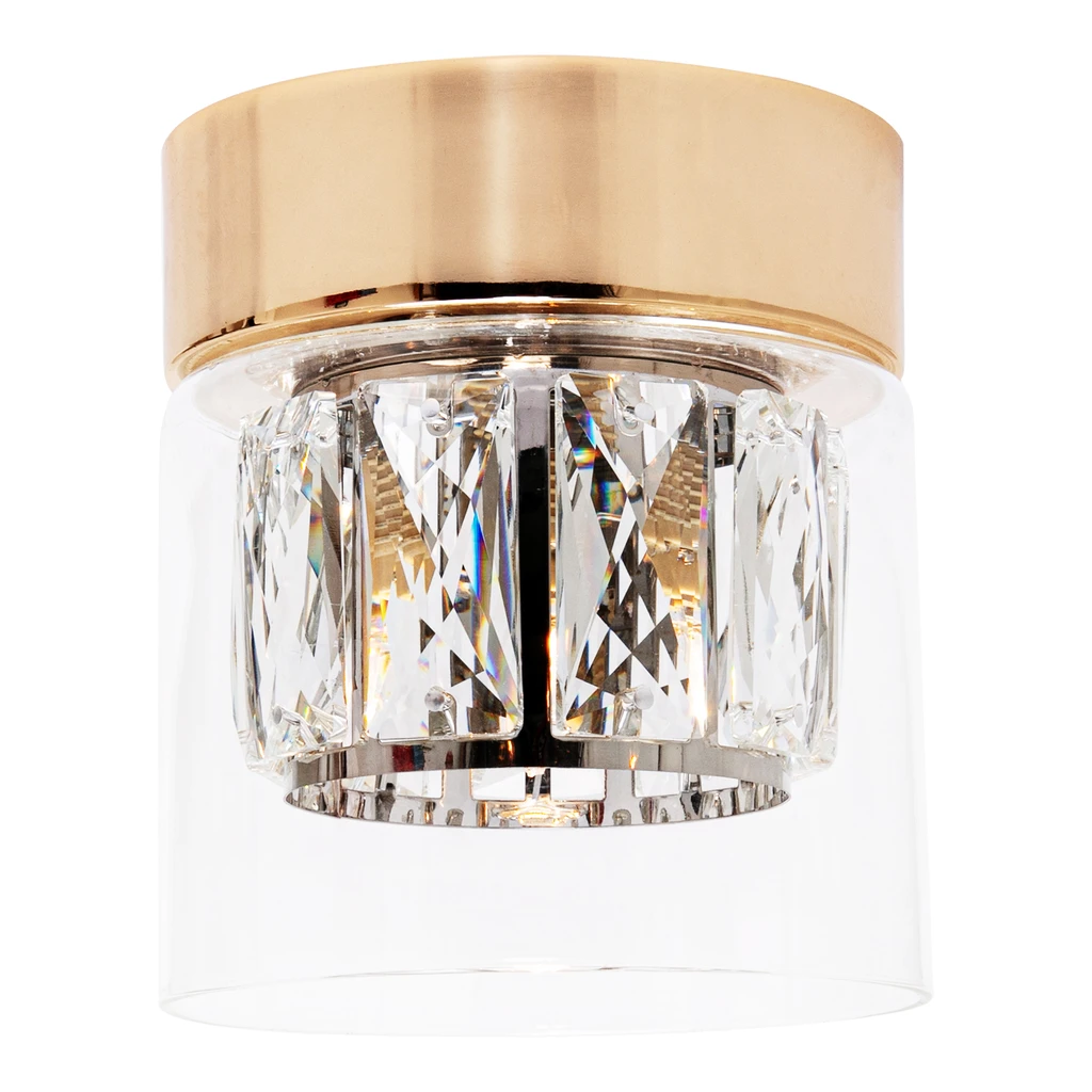 Stropné svietidlo francúzske zlato G9 GEM