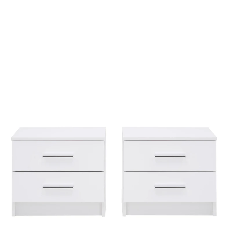 MARSYLIA biele nočné stolíky 2 ks