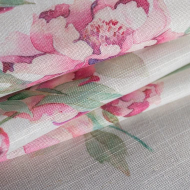 Obrus GARDENIC s motívom ružových kvetov 140x220 cm