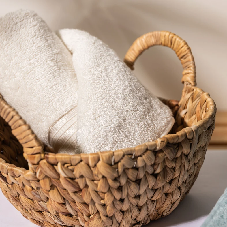 Uterák na ruky v krémovej farbe VELA 50x90 cm