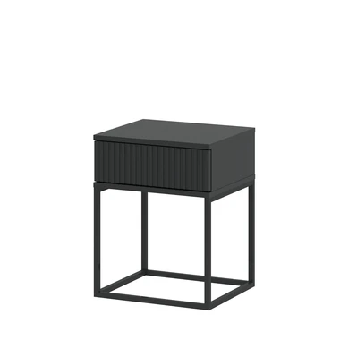 Nočný stolík NOTTE so zásuvkou, antracit