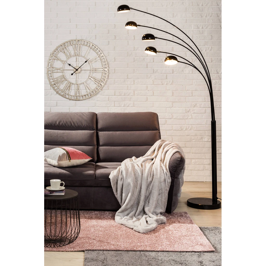 Moderné čierne stojace svietidlo ZODIAC