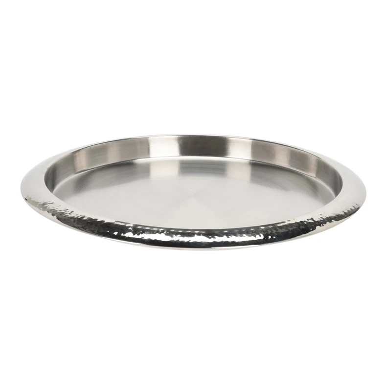 Okrúhly oceľový podnos 35 cm