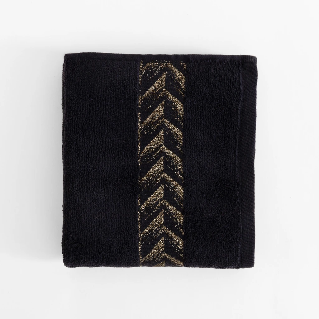 Súprava 2 uterákov biela/čierna GLOW