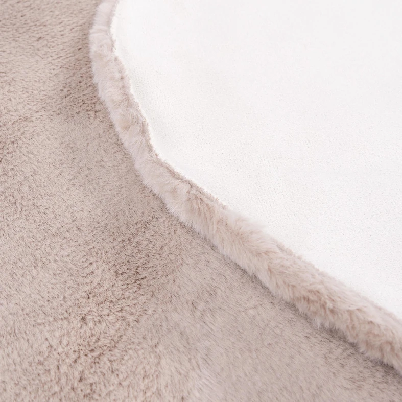 Koberec z umelej kožušiny RABBIT béžový, 60x90 cm