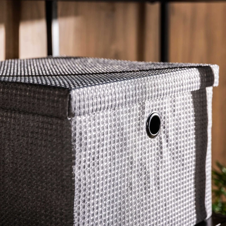 Úložný box sivý 28x28x20 cm