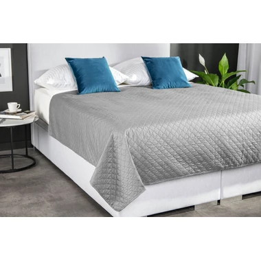 Prehoz na posteľ NICEA svetlosivý 220x240 cm