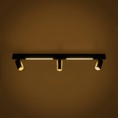 Čierna LED lišta MANNARI 5