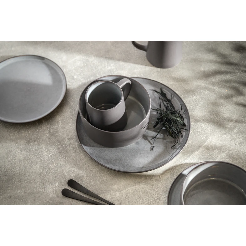 Dezertný tanier ZUZE sivý 21 cm