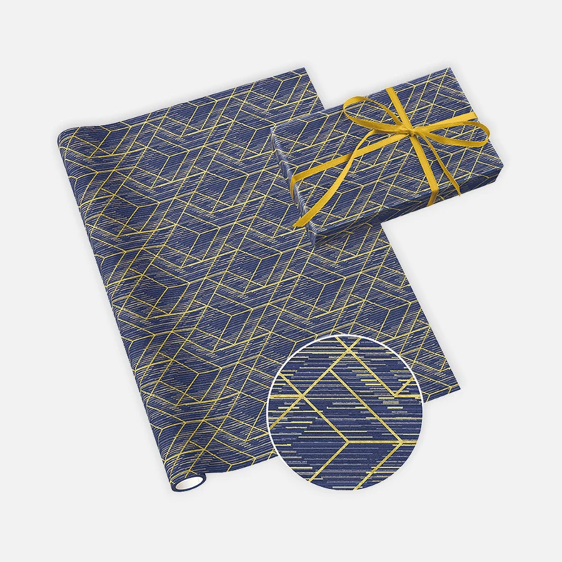 Kolorowy i wzorzysty papier prezentowy