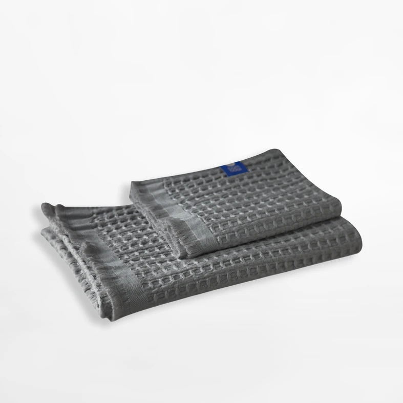 Antracitový bambusový uterák SOFT WAFEL BAMBOO SPA 80x160 cm