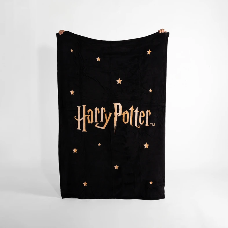 Čierna deka HARRY POTTER 130x170 cm