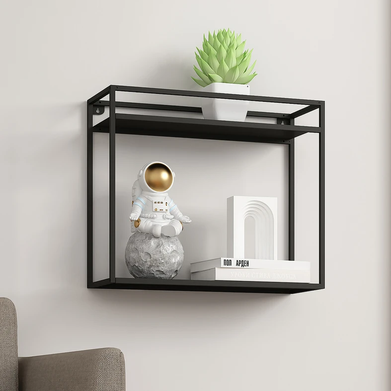 Závesná kovová polica 42 cm SALISTAR