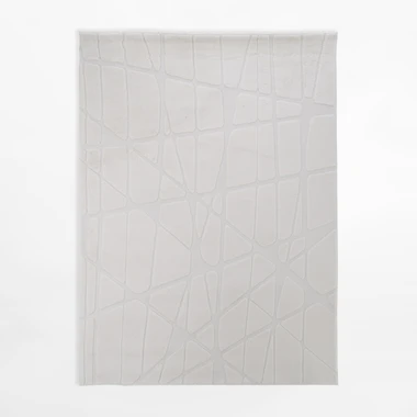 Geometrický koberec ACTION, krémový, 120x160 cm