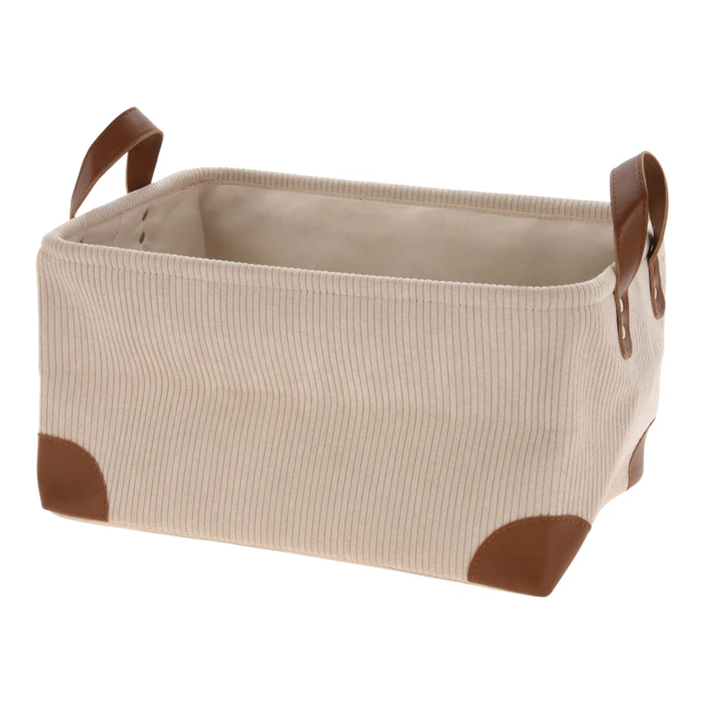 Úložný kôš biely 36x26x19 cm