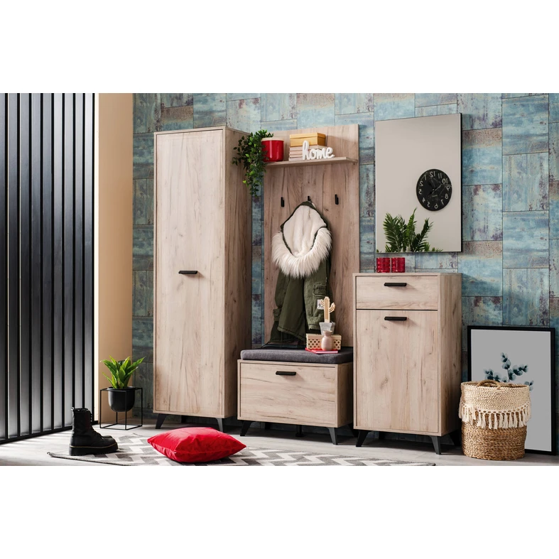 Úzka komoda so zásuvkou a policami UMBRIA