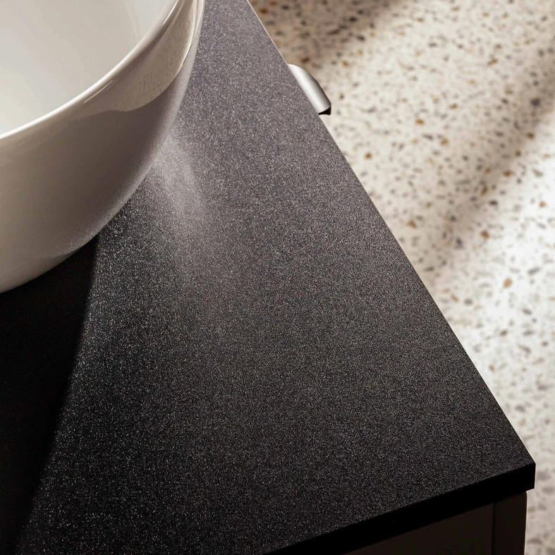 Doska pod umývadlo čierna matná 60 cm