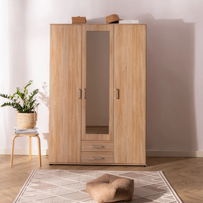 Geometrický koberec MADERA béžový 80x150 cm